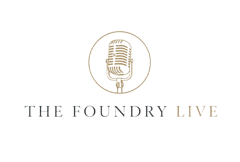 The Foundry Live venue logo design